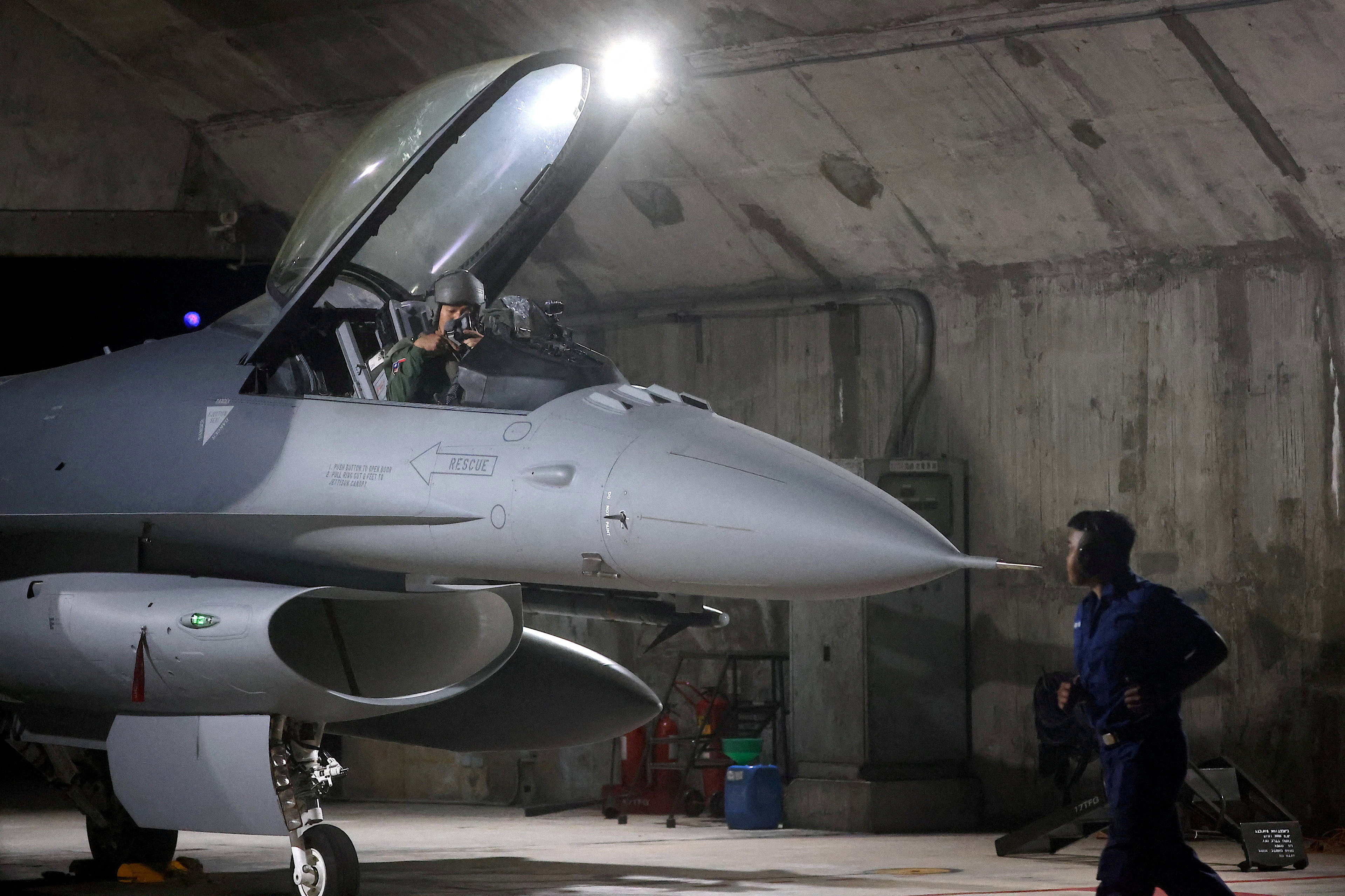 Combat readiness mission at the airbase in Hualien