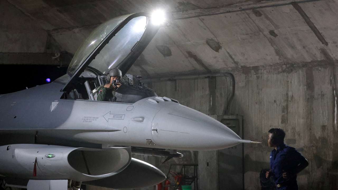 Combat readiness mission at the airbase in Hualien
