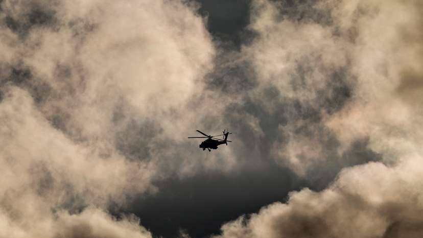 Smoke rises after an explosion in Gaza