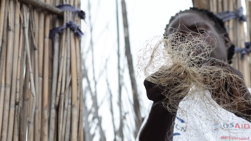 Women in Zambia in fishing community