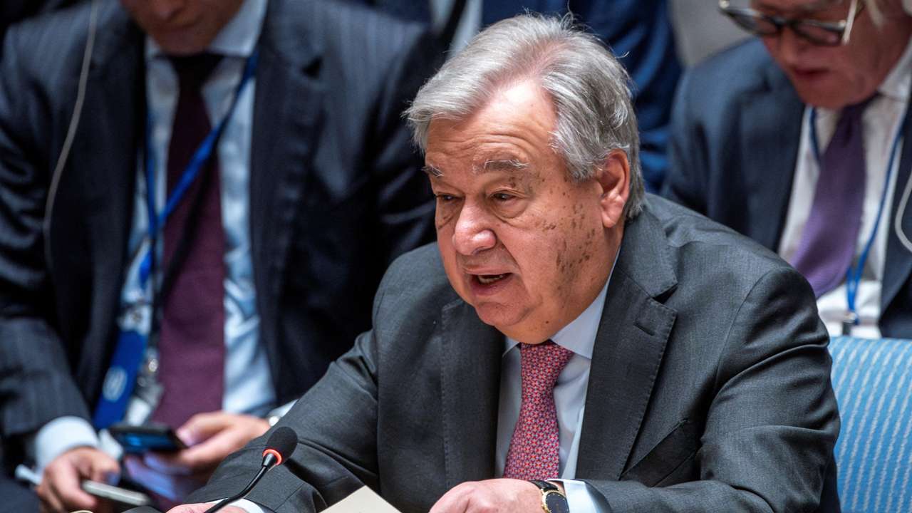 FILE PHOTO: U.N. Security Council meets to address the situation in the Middle East at a ministerial level, in New York