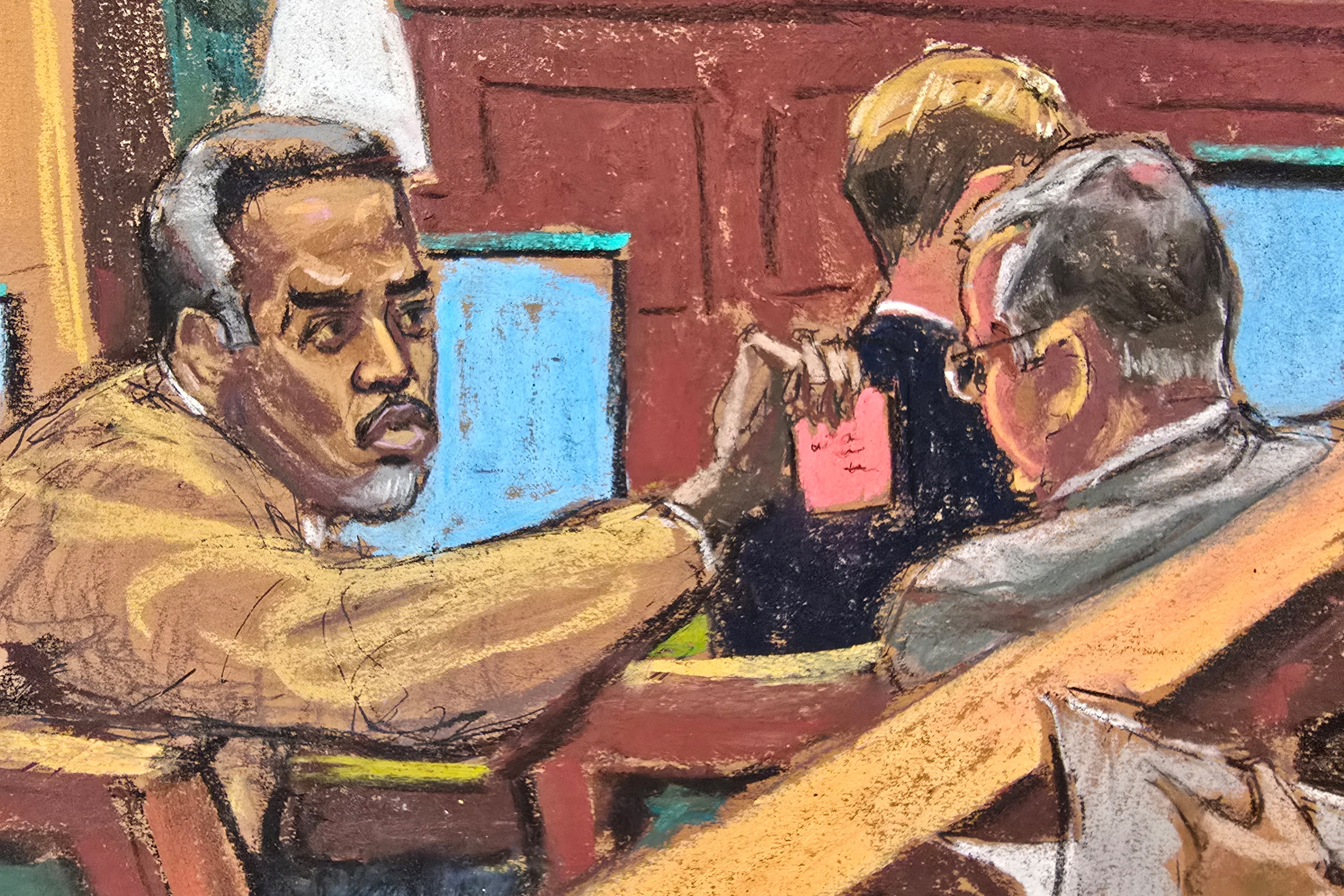 Sean "Diddy" Combs attends trial in New York federal court