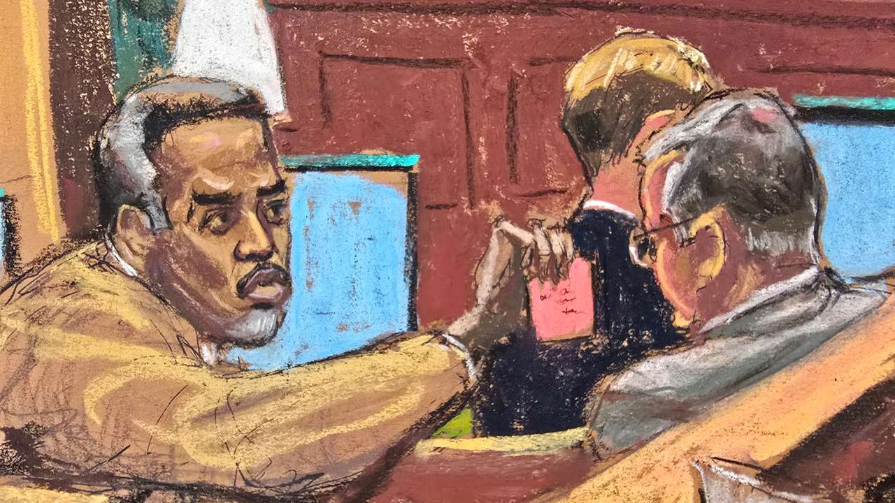 Sean "Diddy" Combs attends trial in New York federal court
