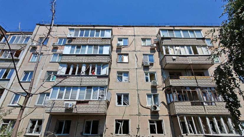 Aftermath of military strike in Belgorod region