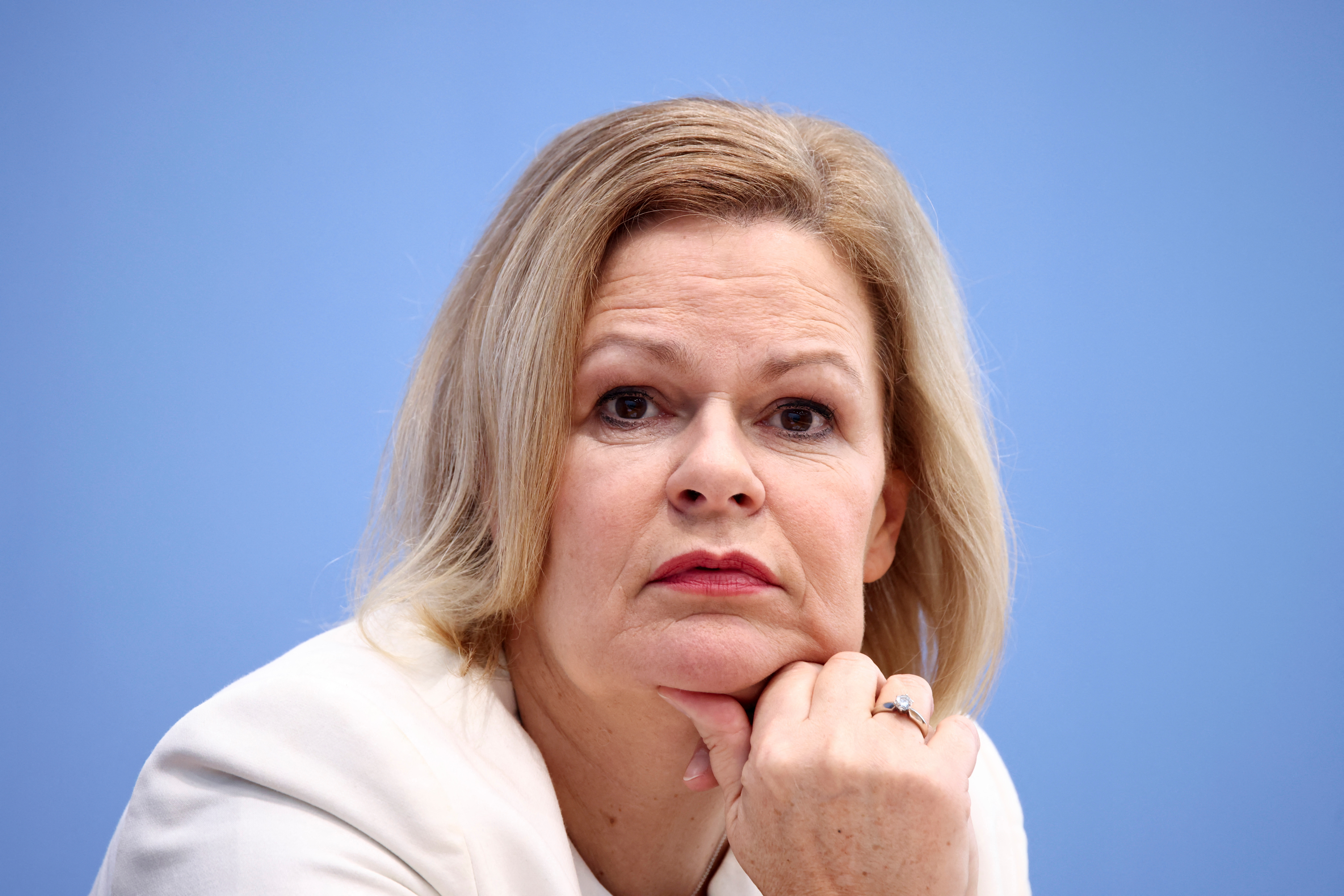 Press conference on measures against the far right in Berlin