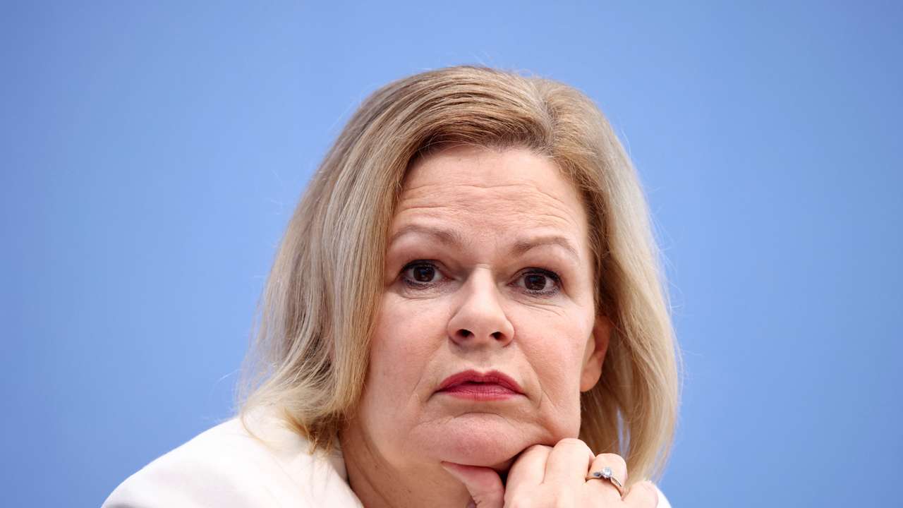 Press conference on measures against the far right in Berlin