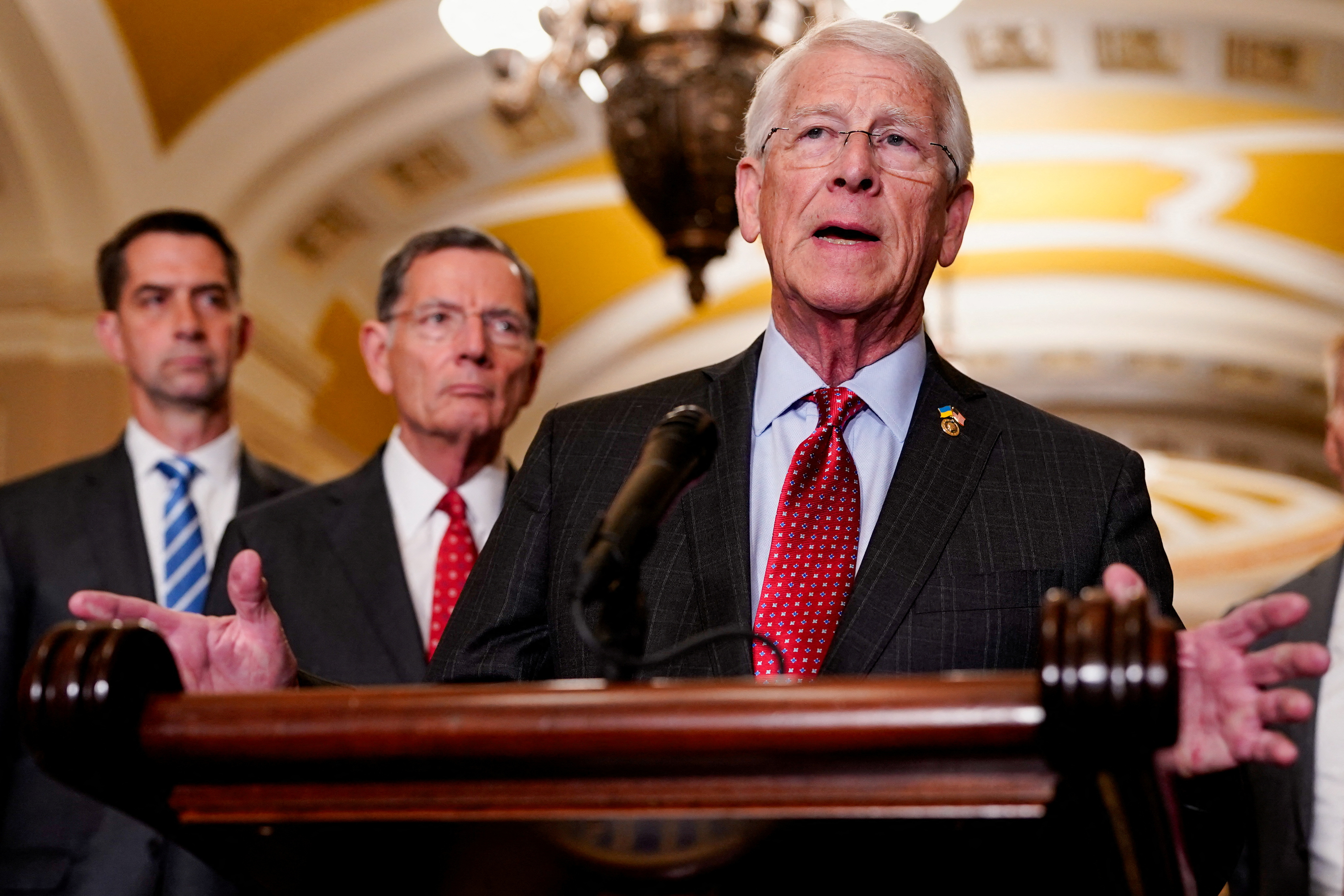 U.S. Senate Republicans' press conference after weekly policy luncheon in Washington