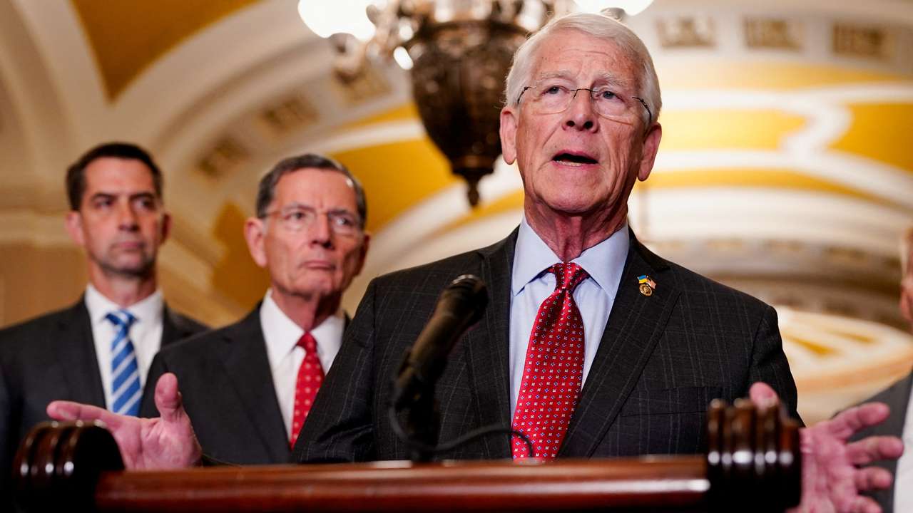 U.S. Senate Republicans' press conference after weekly policy luncheon in Washington