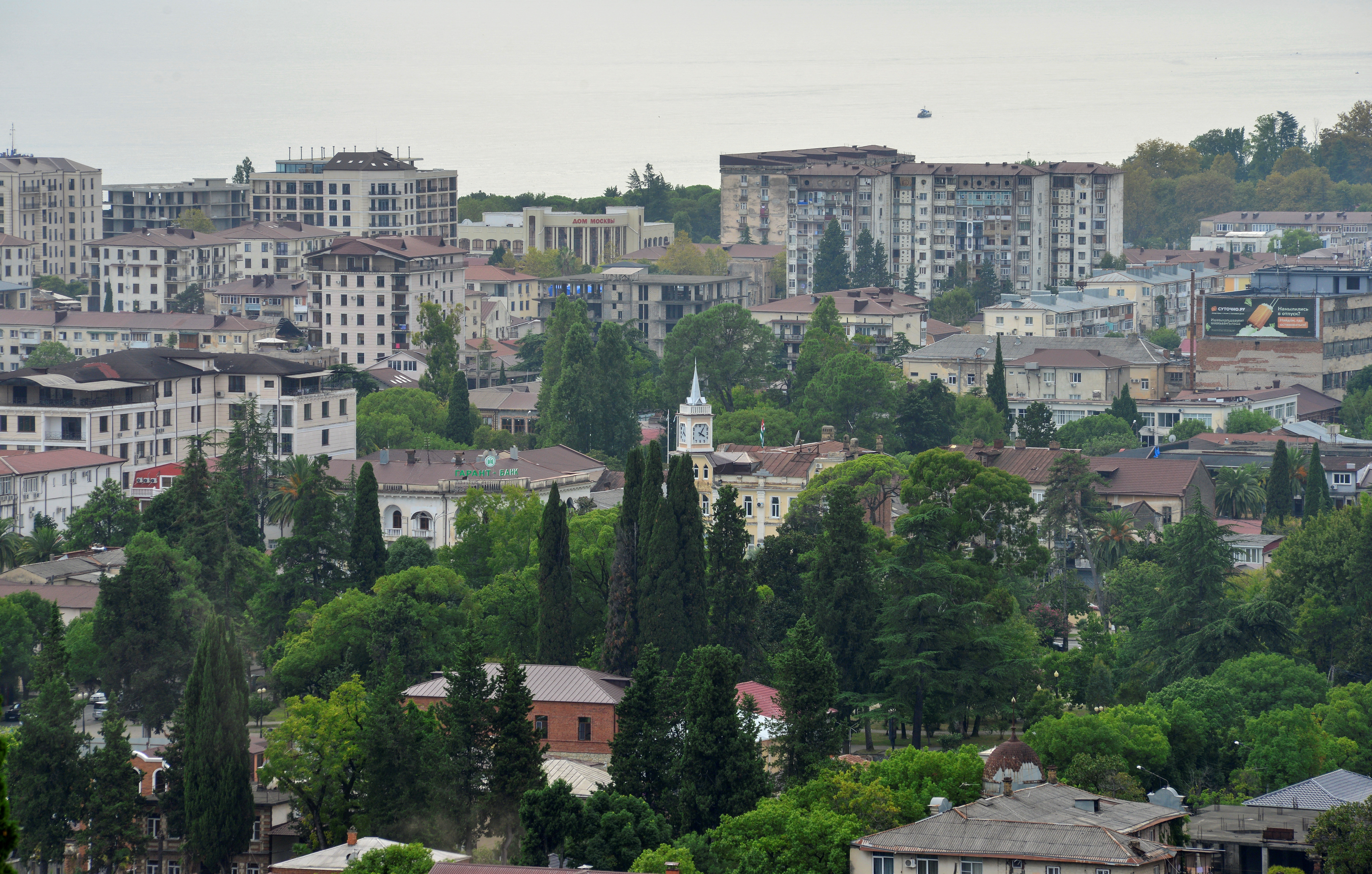 City views of Sukhumi, the capital of Georgia's breakaway region of Abkhazia