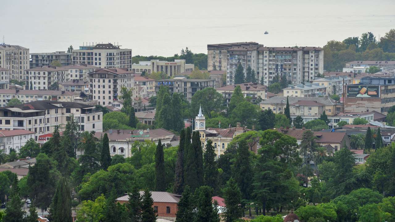 City views of Sukhumi, the capital of Georgia's breakaway region of Abkhazia