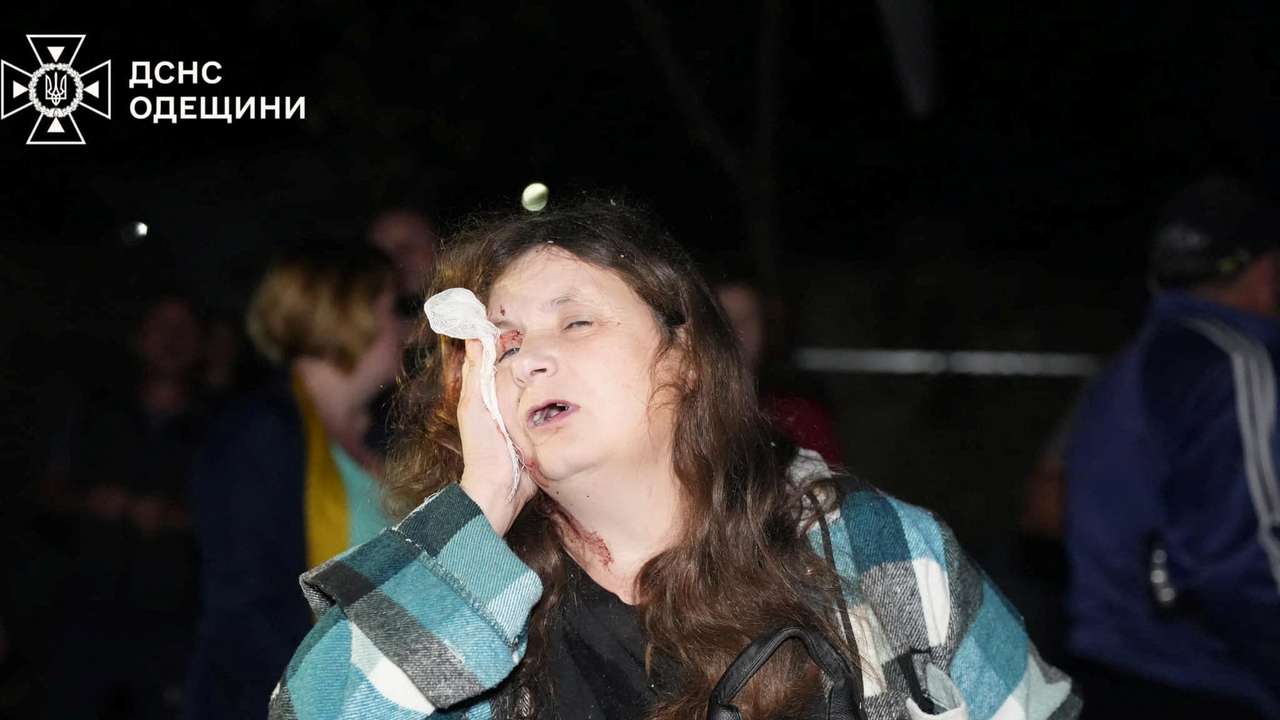 Aftermath of a Russian missile attack in Odesa