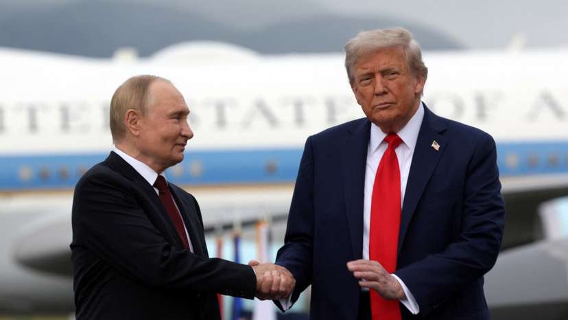 U.S. President Trump meets with Russian President Putin in Alaska