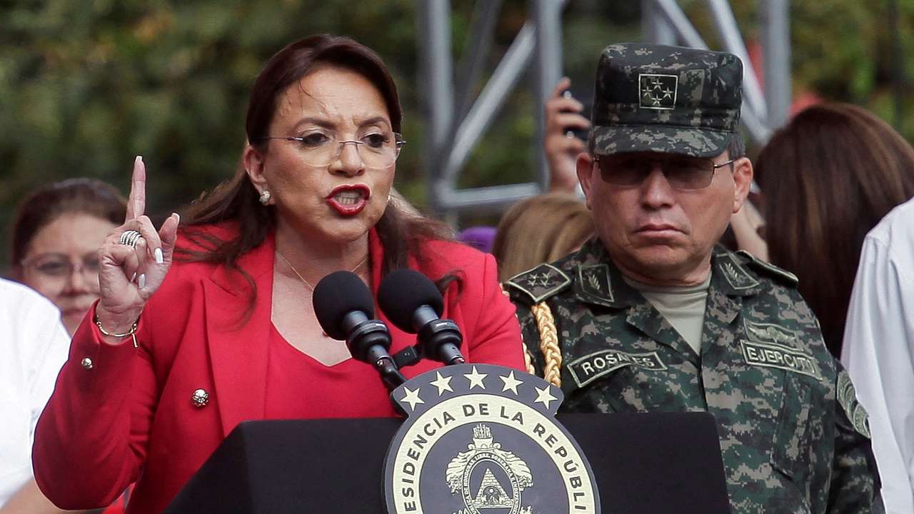 FILE PHOTO: Honduras President Xiomara Castro