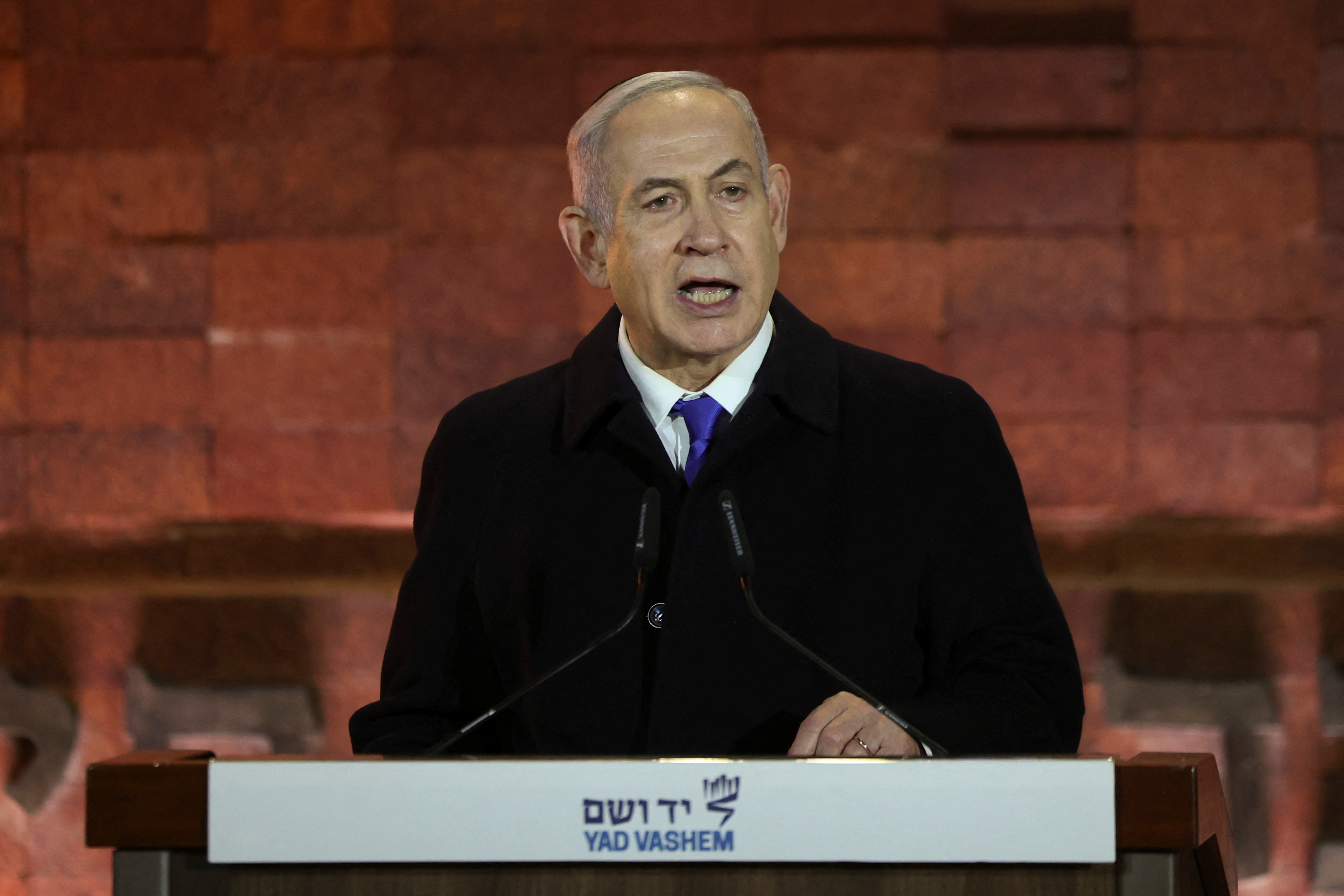 Opening ceremony marking Israel's national Holocaust Remembrance Day in Jerusalem
