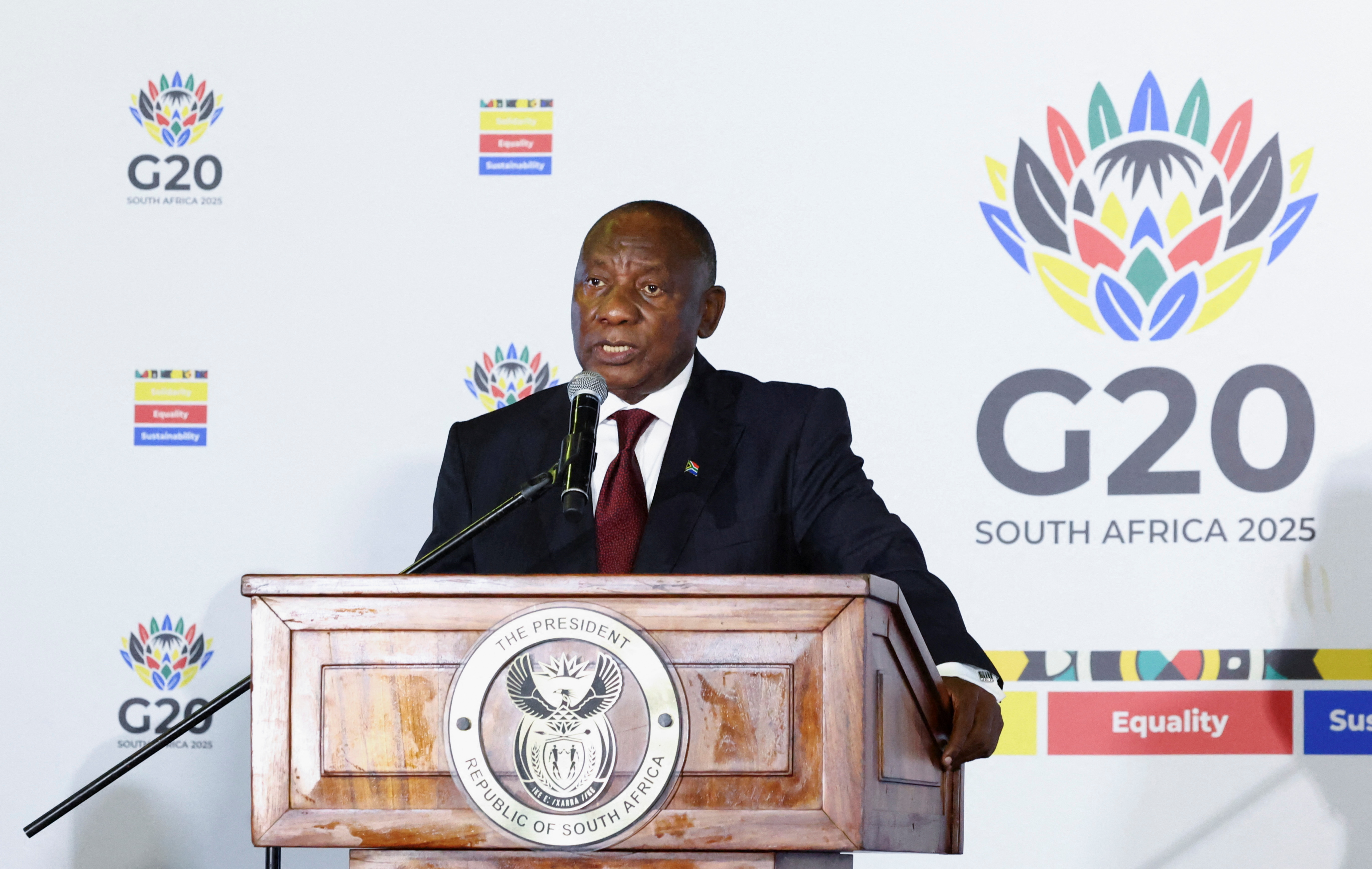 G20 foreign ministers' meeting, in Johannesburg