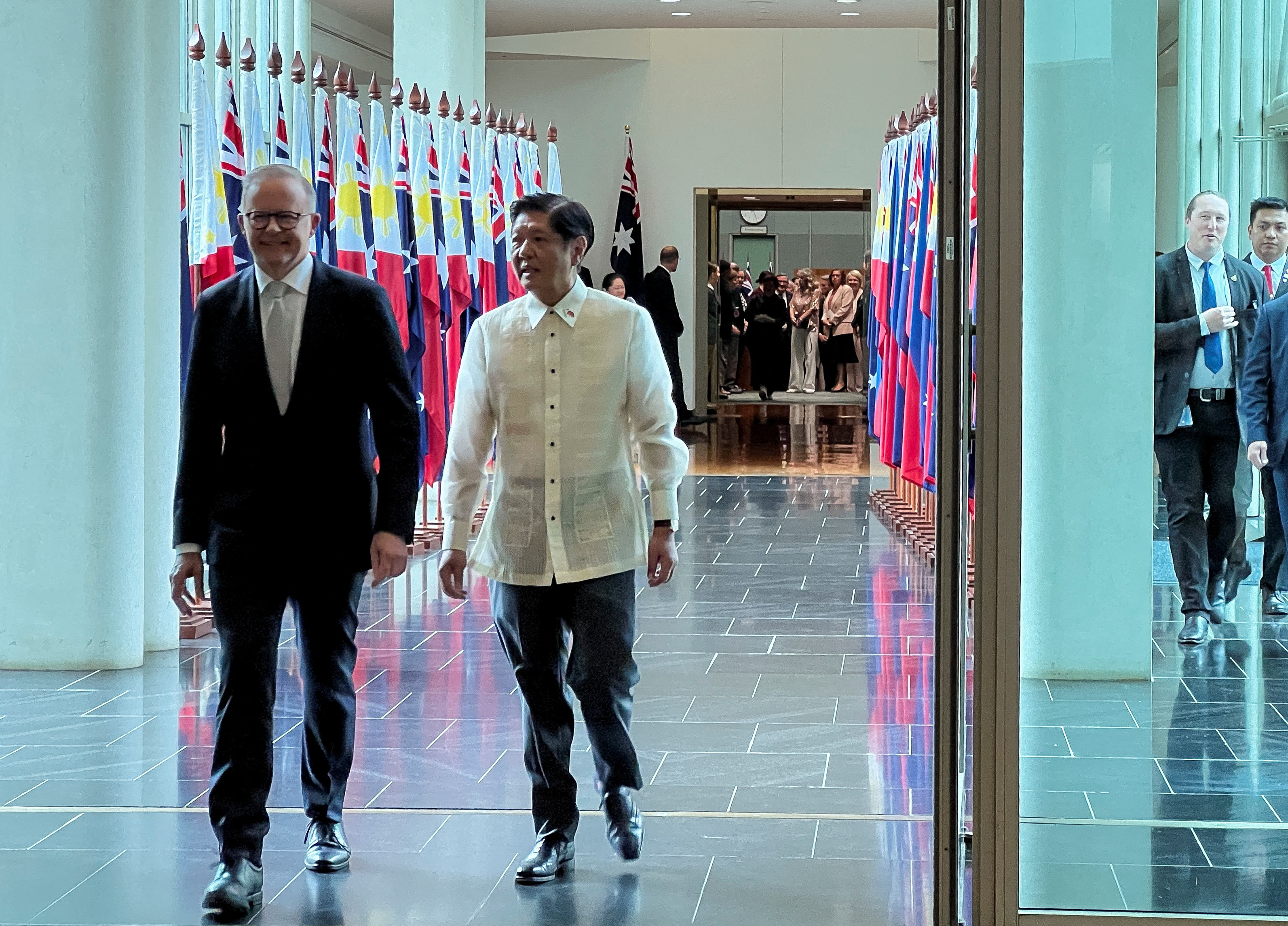 Philippine President Ferdinand Marcos Jr visits Canberra