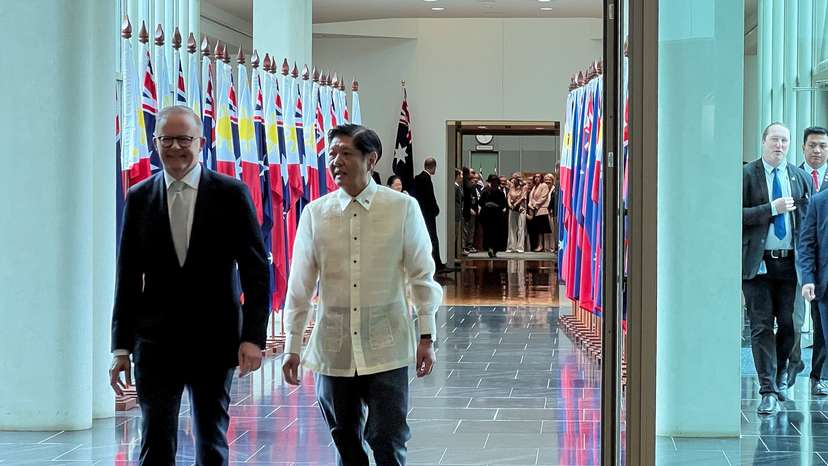 Philippine President Ferdinand Marcos Jr visits Canberra