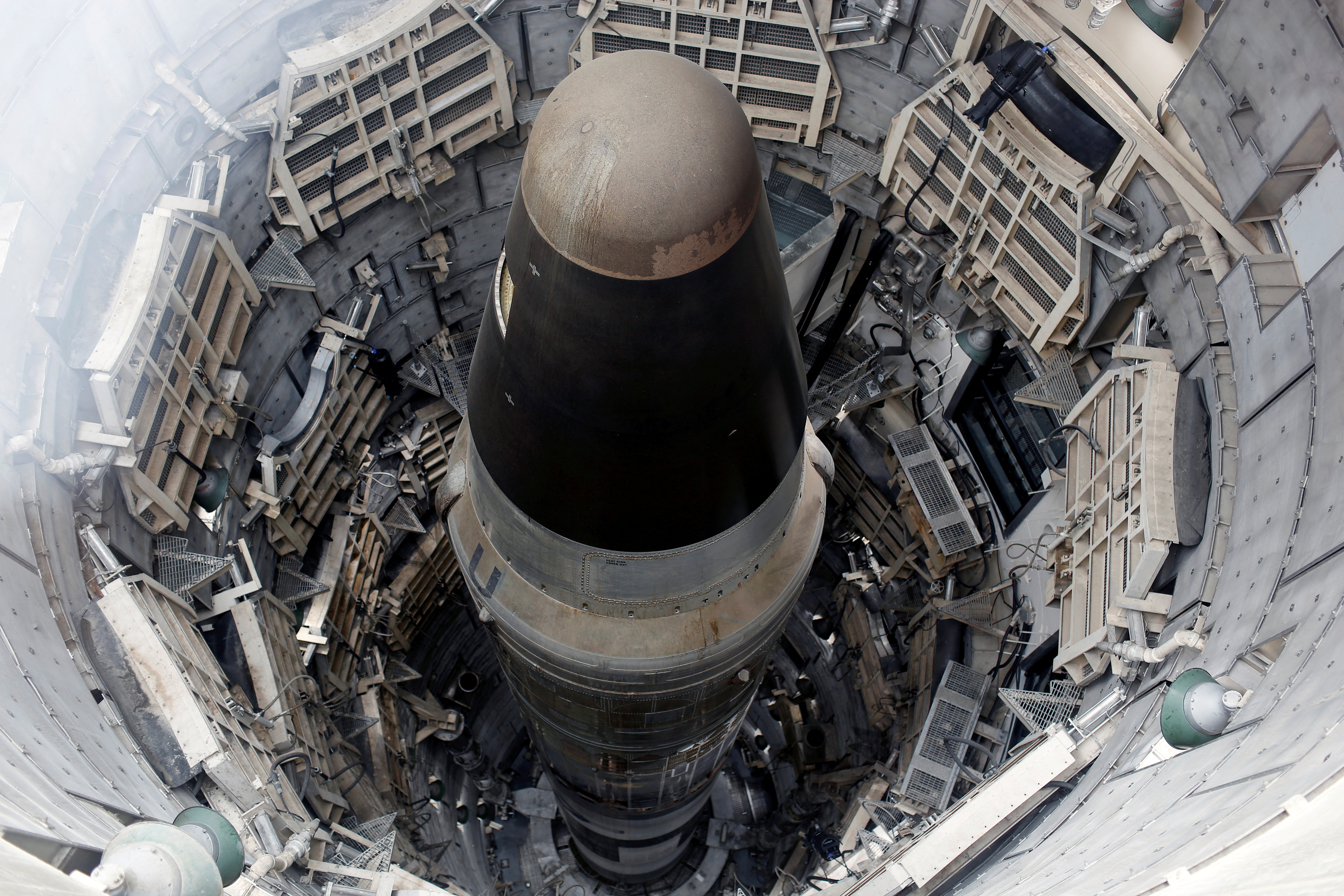 FILE PHOTO: The Titan Missile, shown from above during a tour of the 103-foot Titan II ICBM site which was decommissioned in 1982, at the Titan Missile Museum in Sahuarita
