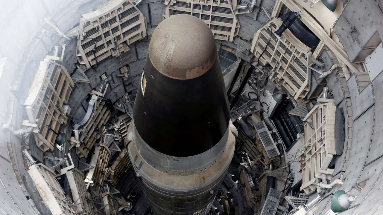 FILE PHOTO: The Titan Missile, shown from above during a tour of the 103-foot Titan II ICBM site which was decommissioned in 1982, at the Titan Missile Museum in Sahuarita