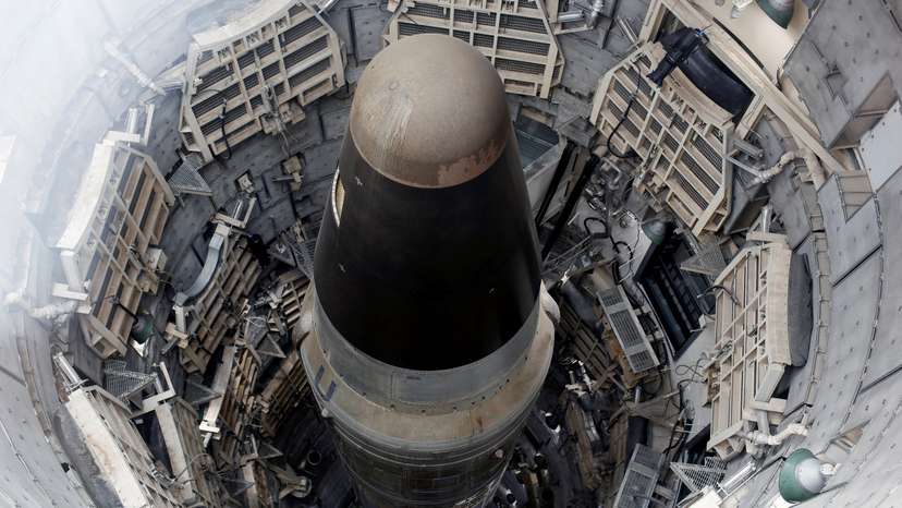 FILE PHOTO: The Titan Missile, shown from above during a tour of the 103-foot Titan II ICBM site which was decommissioned in 1982, at the Titan Missile Museum in Sahuarita