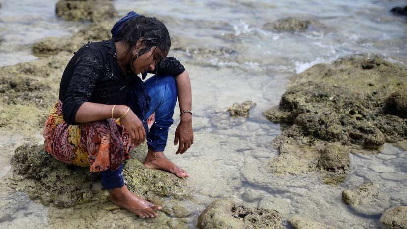 Rohingya Muslims arrive in Sabang, Aceh province