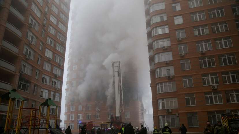 Aftermath of a Russian missile attack in Odesa
