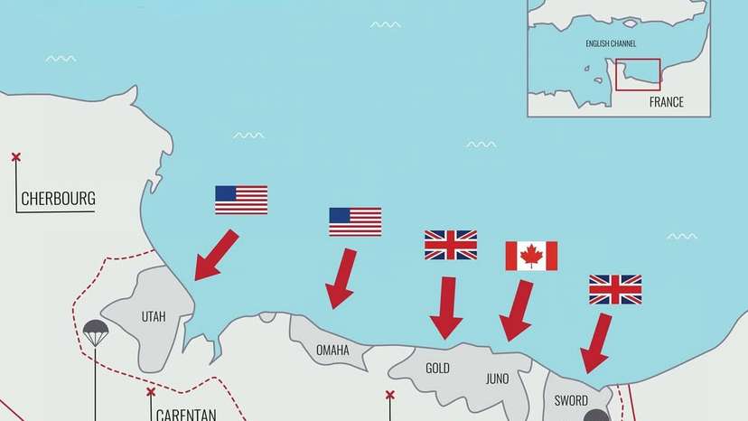 On this day in 1944, the largest amphibious invasion in history began along the coast of Normandy, France. Known as D-Day, this military operation marked the beginning of the Allied liberation of Western Europe from Nazi occupation duri (1)