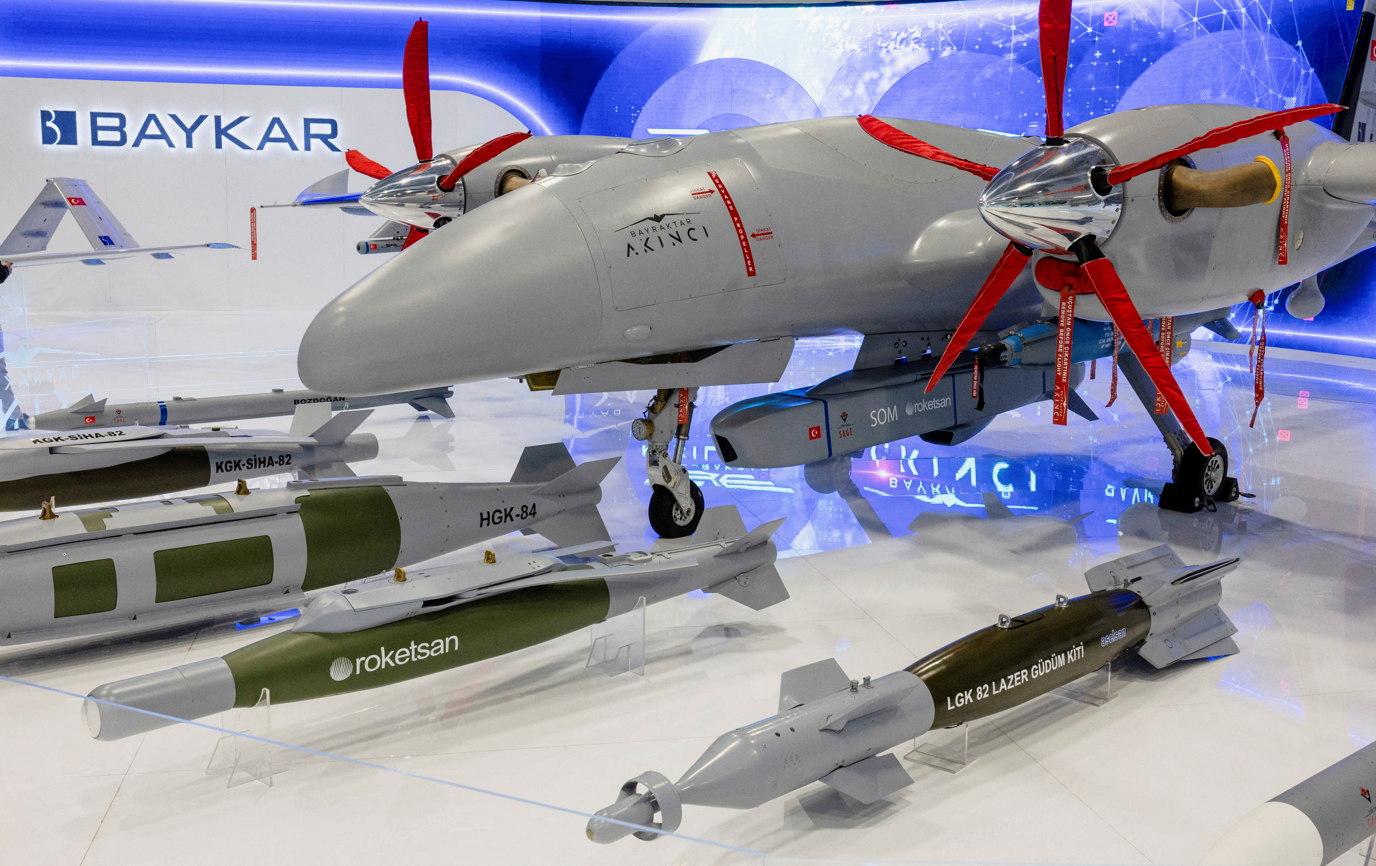 FILE PHOTO: SAHA EXPO Defence & Aerospace Exhibition in Istanbul