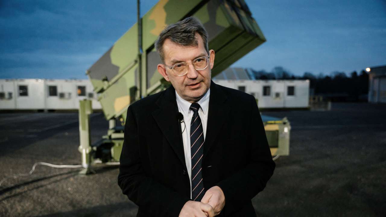 FILE PHOTO: Demonstration of Denmark's new ground-based air defense system NASAMS