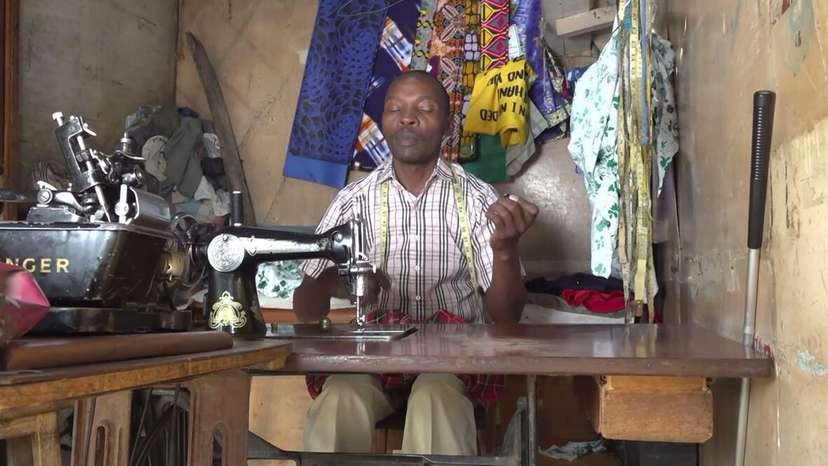 Kenyan Tailor Thrives Without Sight