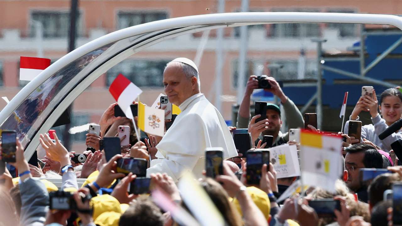 Pope Leo XIV visits Monaco