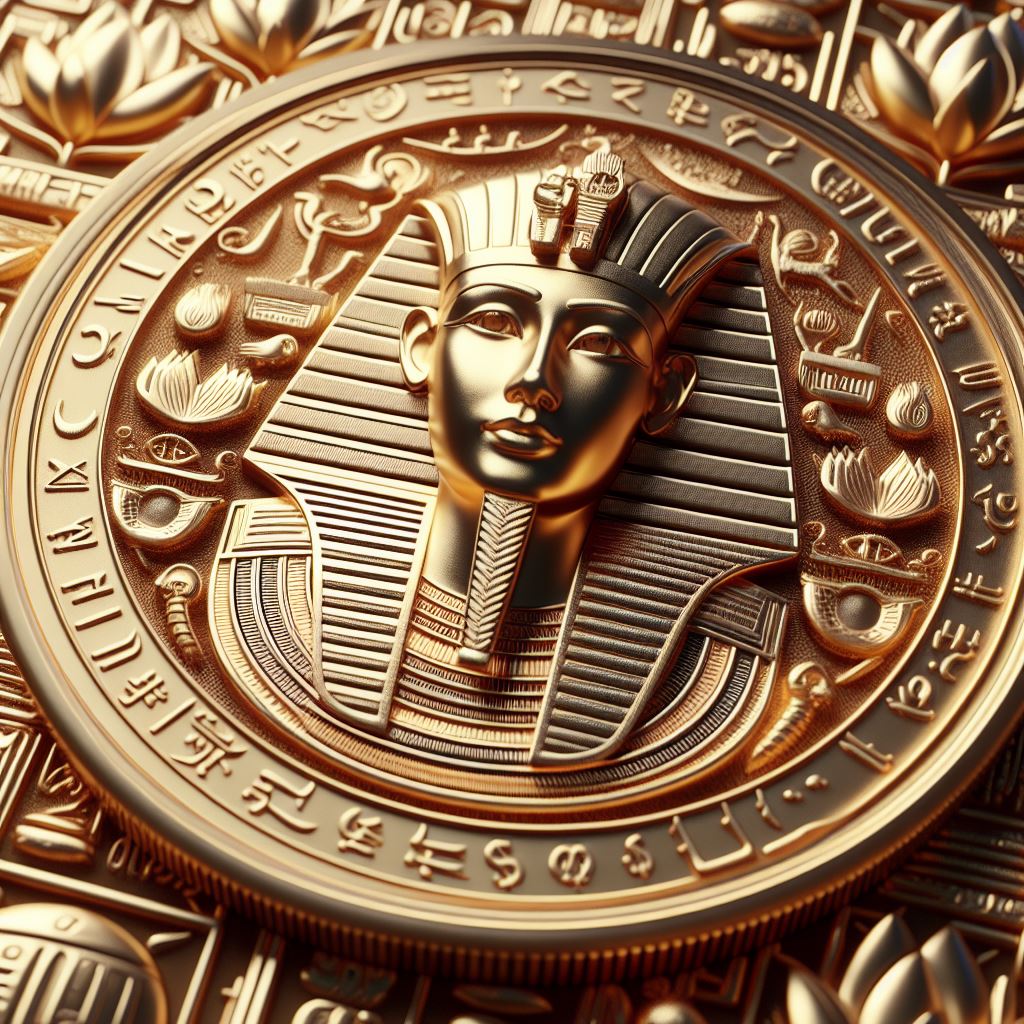 AI generated impression of an Egyptian digital currency