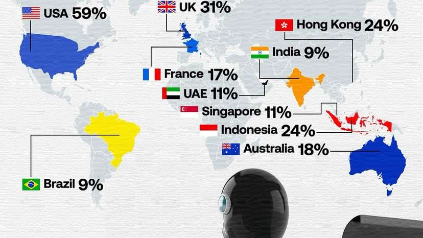 The United States leads global bot attack targets, accounting for 59% of all incidents due to it