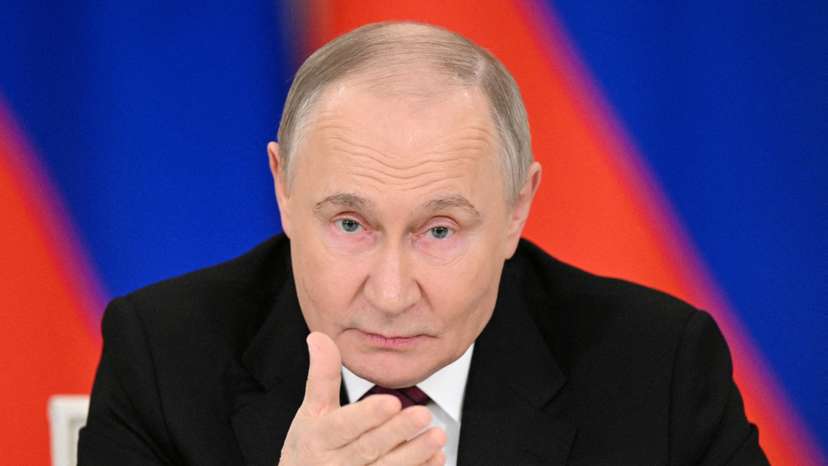 FILE PHOTO: Russian President Vladimir Putin gives a statement to the media in Moscow