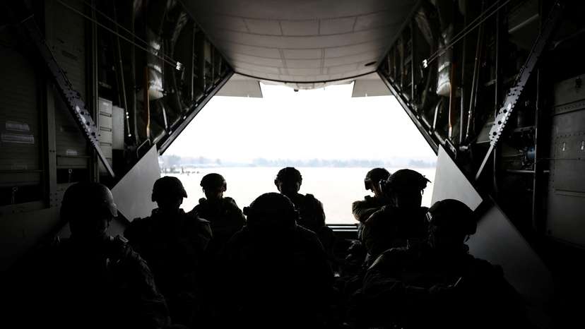 U.S. special operation team takes part in the annual joint military drills with South Korea