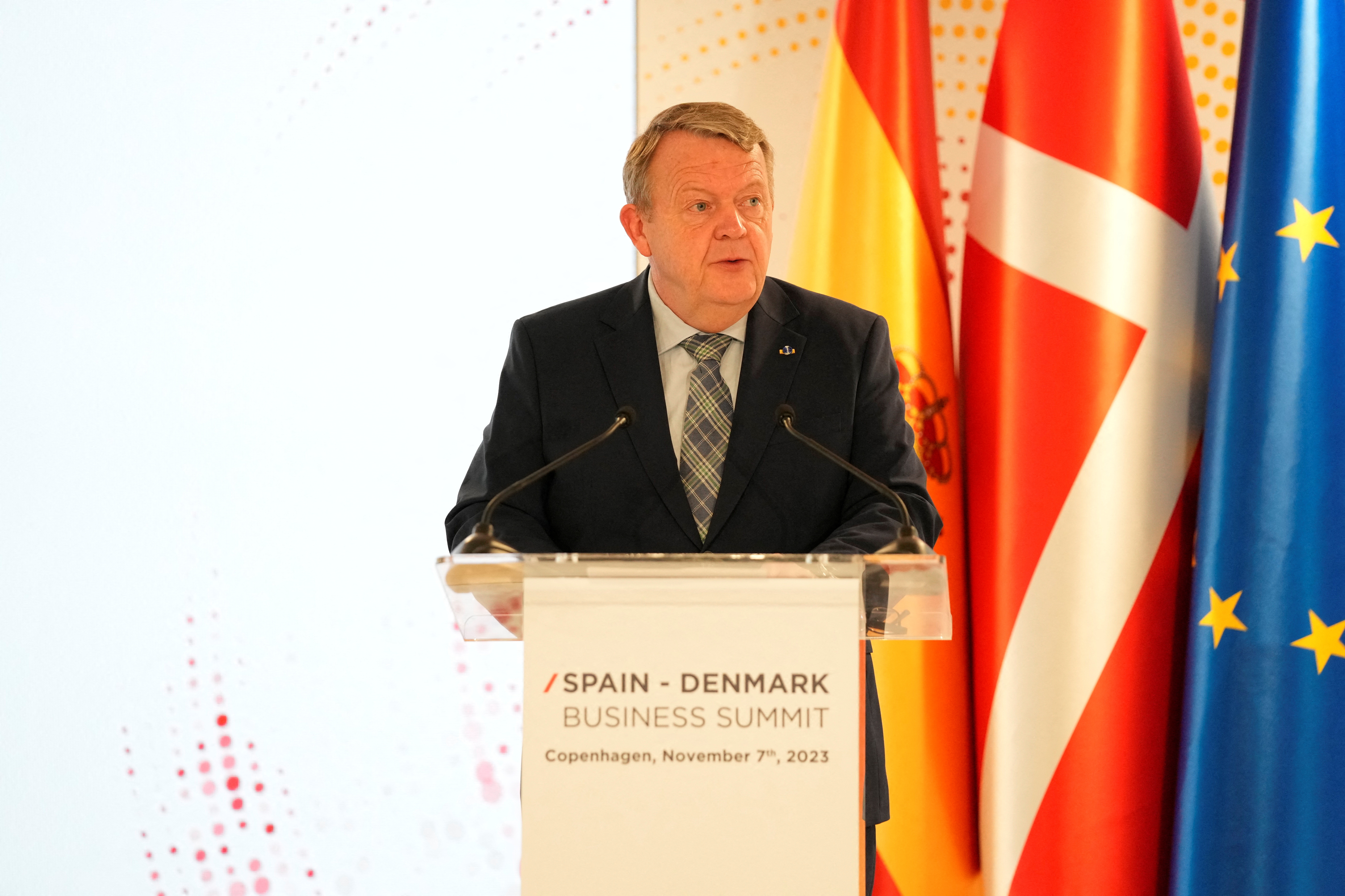 Denmark state visit from Spain, in Copenhagen
