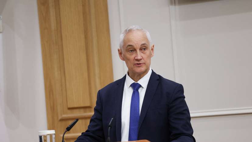 Nominee for Russian defence minister Belousov visits Federation Council