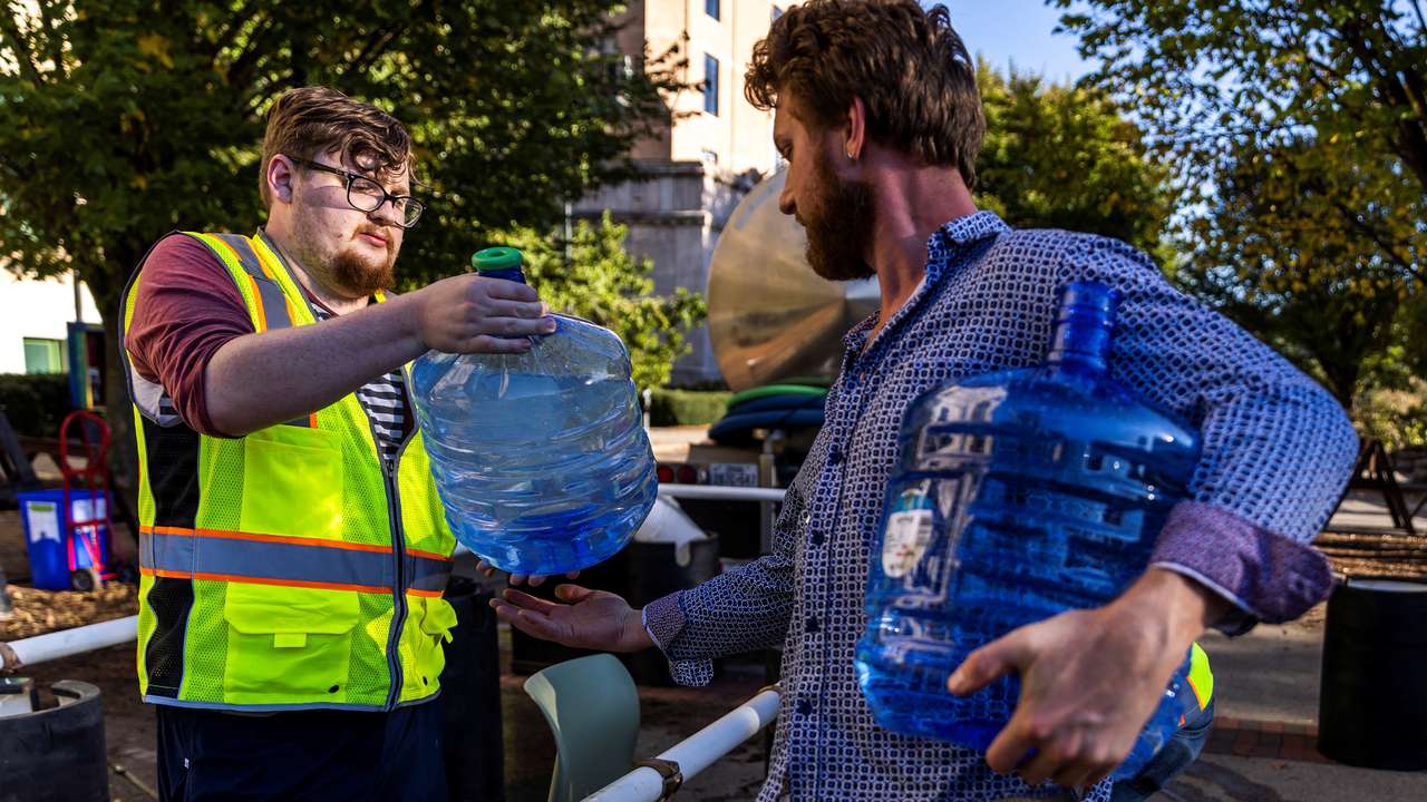 Aftermath of Hurricane Helene in North Carolina