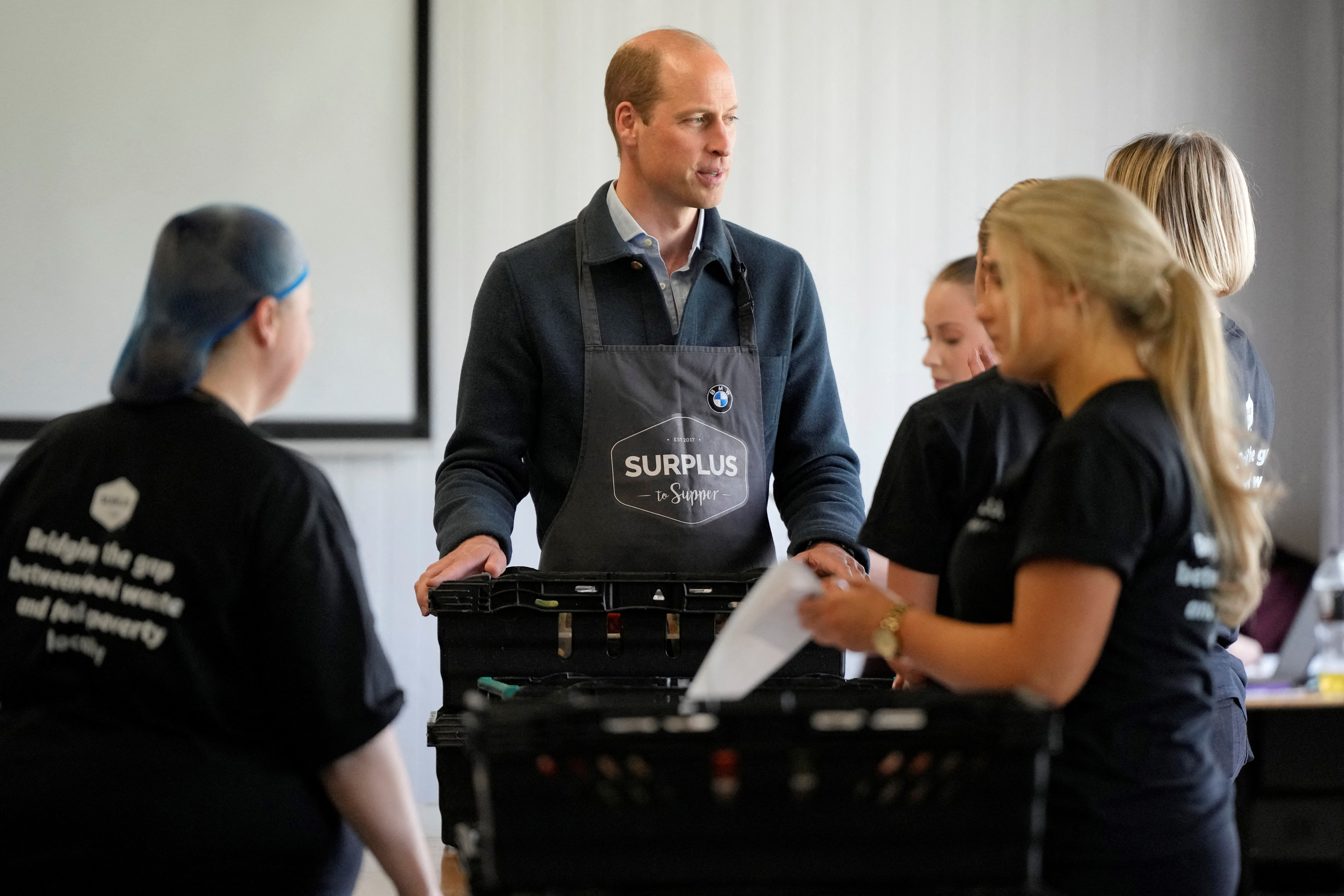Britain's Prince William visits Surrey and West London