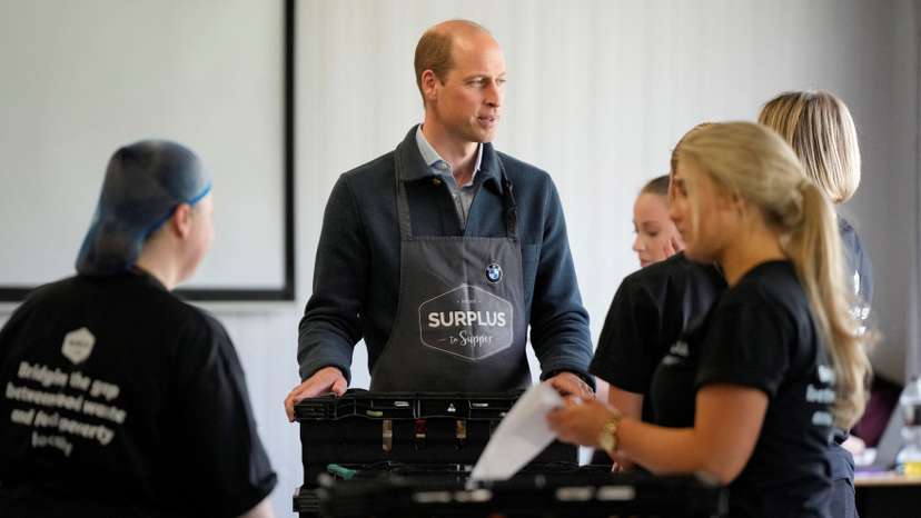 Britain's Prince William visits Surrey and West London