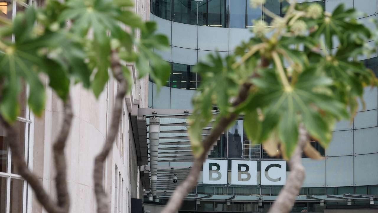 Views of BBC Broadcasting House in London