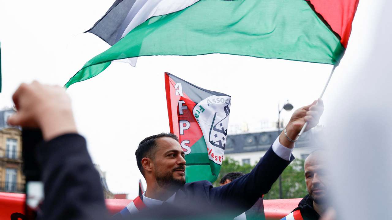 Pro-Palestinian protest in Paris
