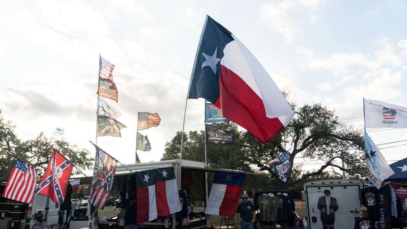 'Take Back Our Border' trucker convoy hosts rally in Dripping Springs, Texas