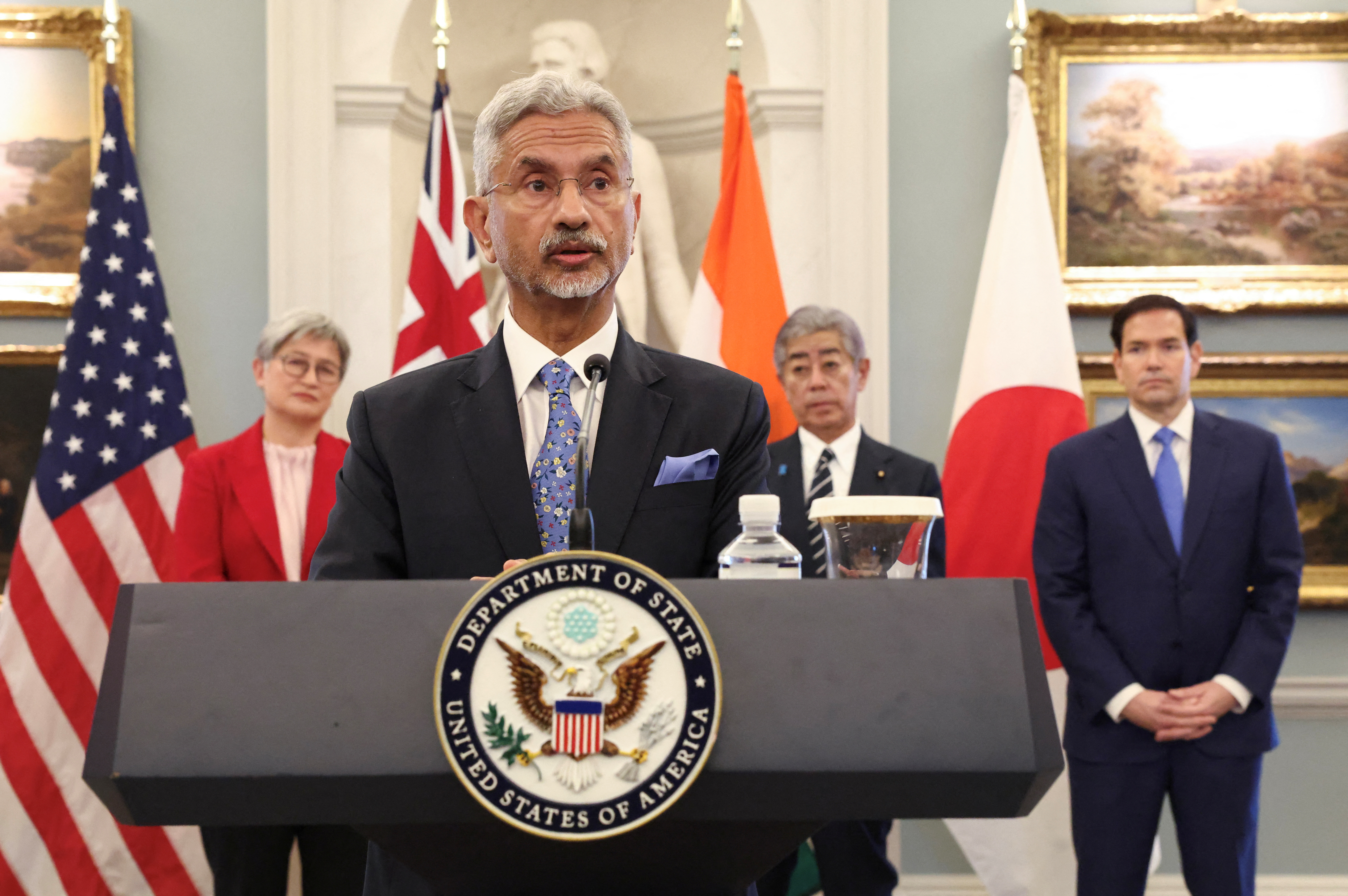Indo-Pacific Quad meeting at the State Department in Washington