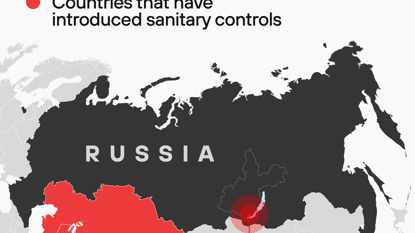 Russia denies plague outbreak after lab worker's death; Central Asian countries tighten border checks anyway