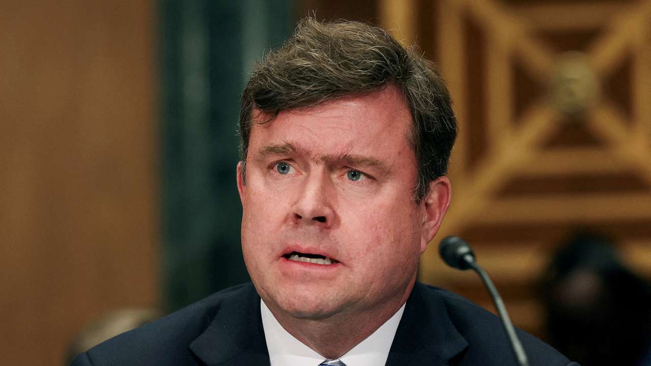 FILE PHOTO: John K. Hurley, President Trump's nominee for Under Secretary for Terrorism and Financial Crimes, attends a Senate hearing