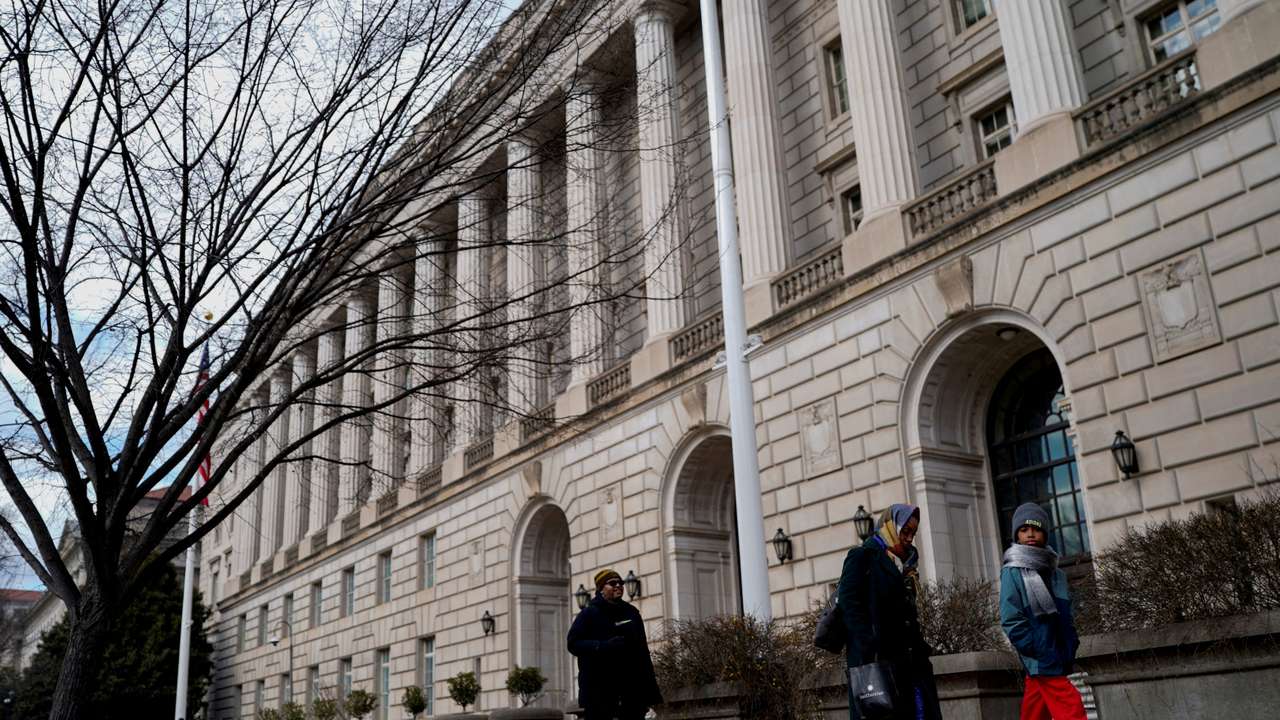 FILE PHOTO: The U.S. Internal Revenue Service building in Washington, D.C.