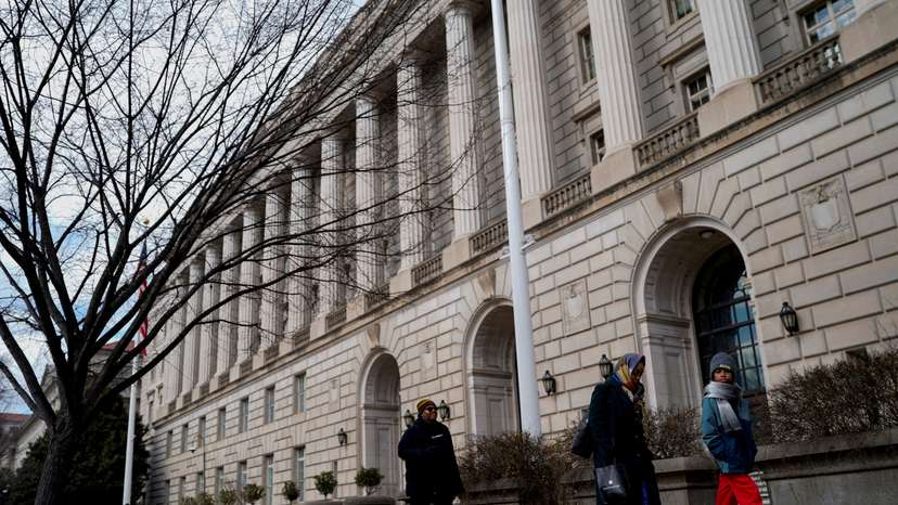 FILE PHOTO: The U.S. Internal Revenue Service building in Washington, D.C.