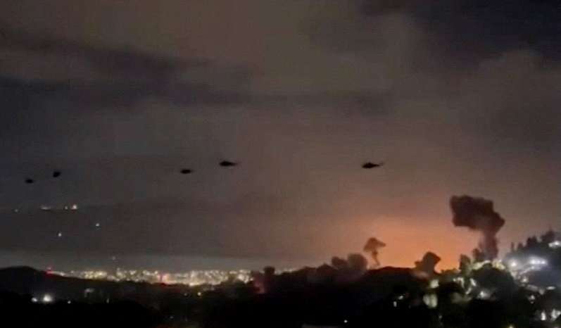 Multiple explosions in the early hours of the morning, in Caracas