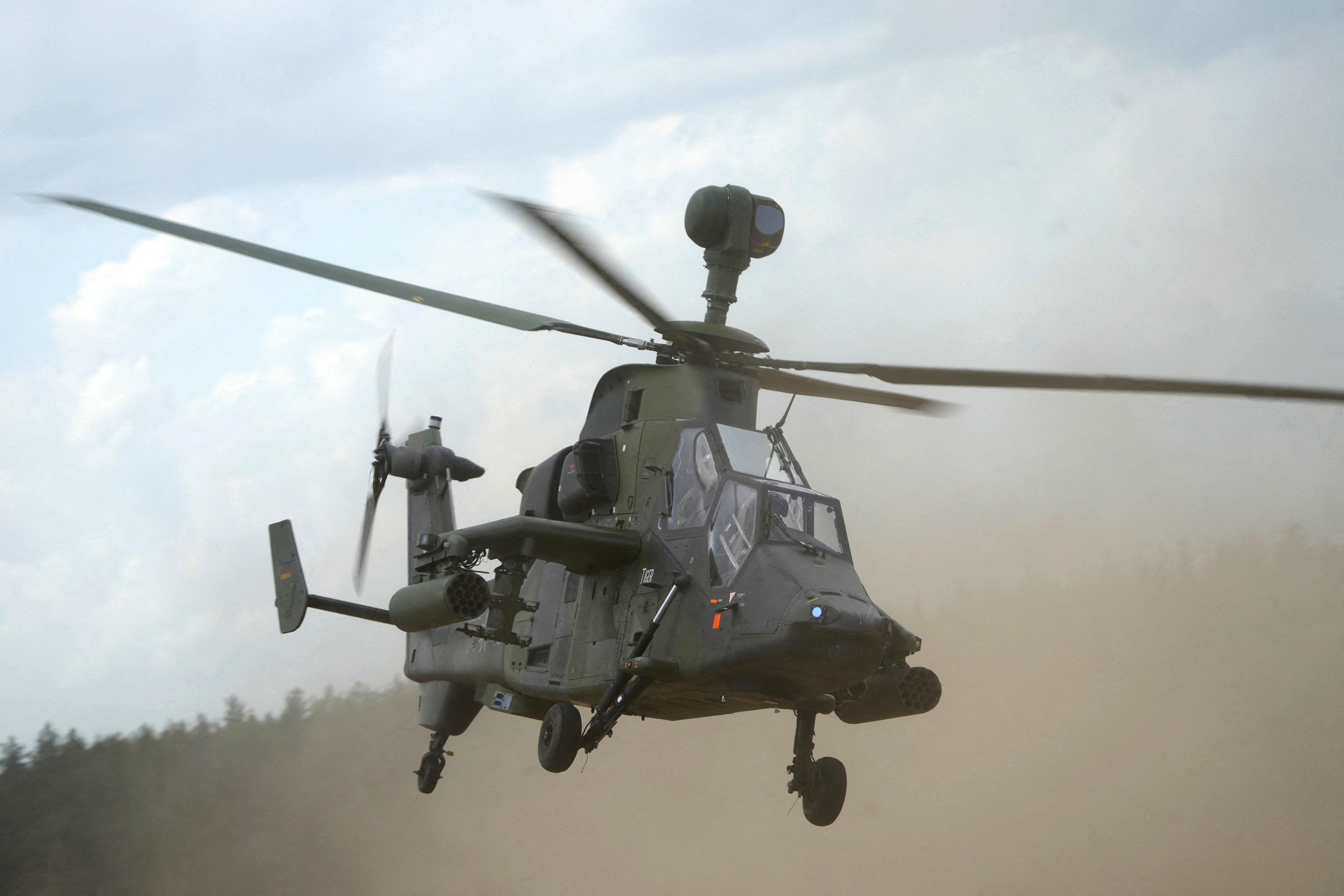 FILE PHOTO: Quadriga 2024 NATO military exercise in Pabrade